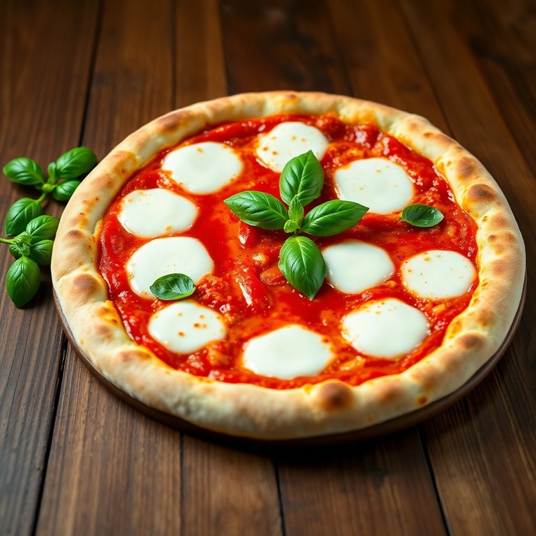 Classic Neapolitan Pizza with San Marzano Tomatoes