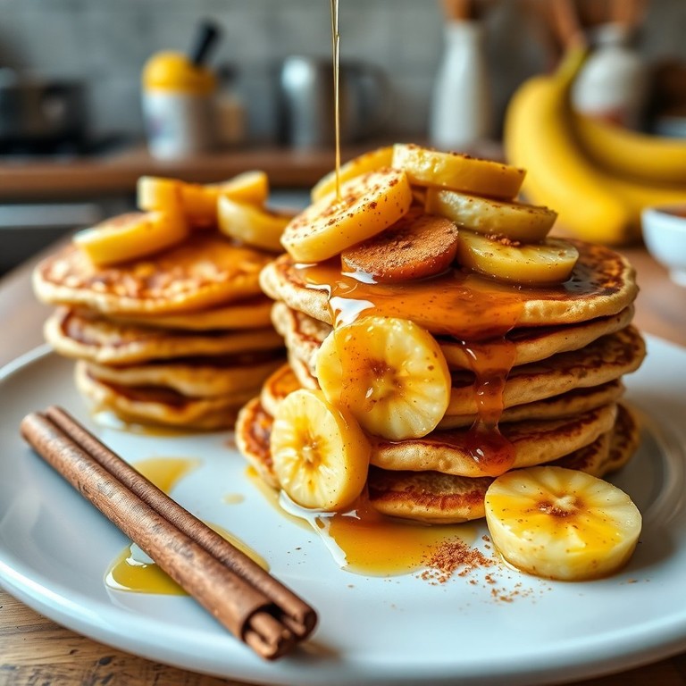 Panqueca Doce de Banana e Canela