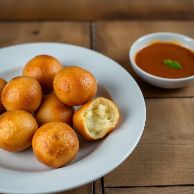 Pão de Queijo Recheado com Amido Azedo