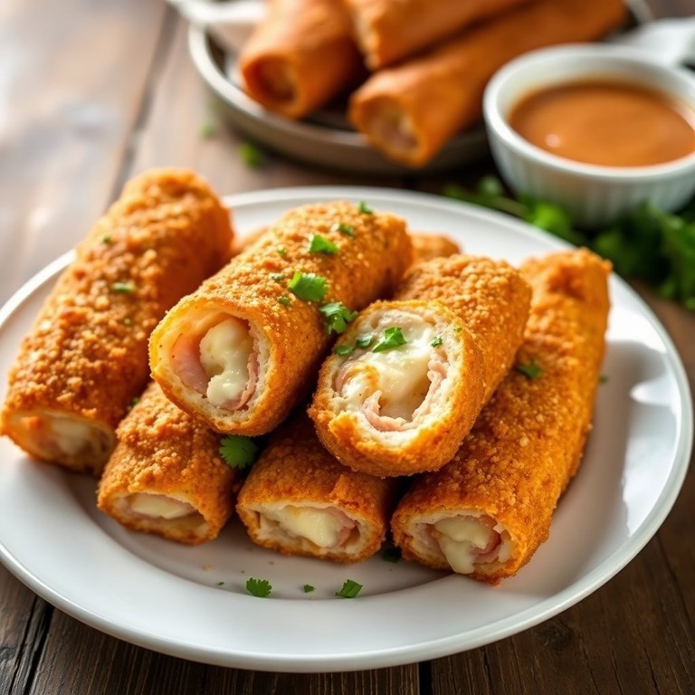 Hähnchenschnitzel-Röllchen mit Schinken und Käse - Mr. Cook