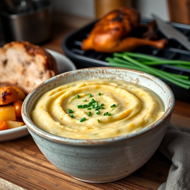Creme de Batata e Cenoura com Alho-Poró