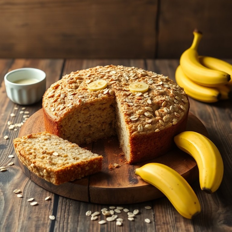 Bolo de Banana e Aveia Fofinho