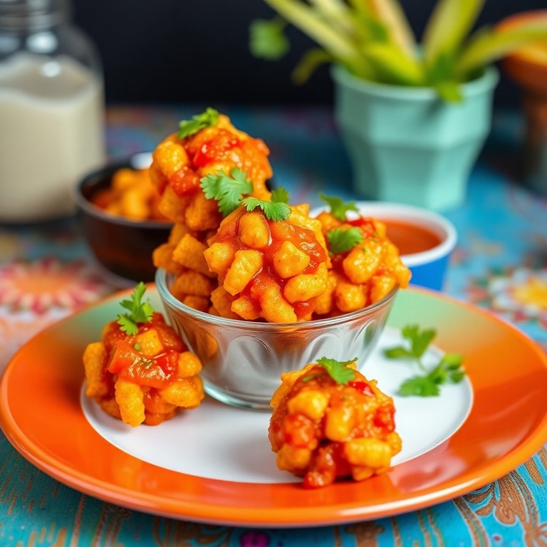 Spicy Tomato Kurkure Bites