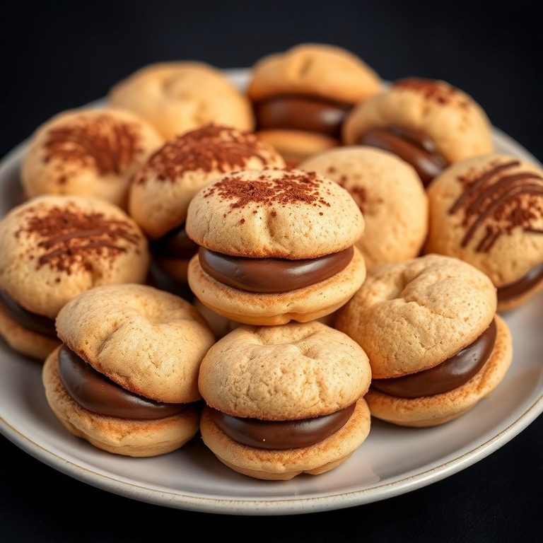 Biscoitos de Bolacha Maisena com Recheio Cremoso