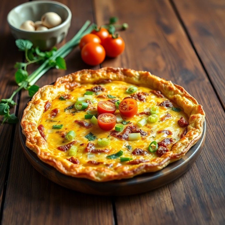 Tortilla de Chorizo y Cebollín