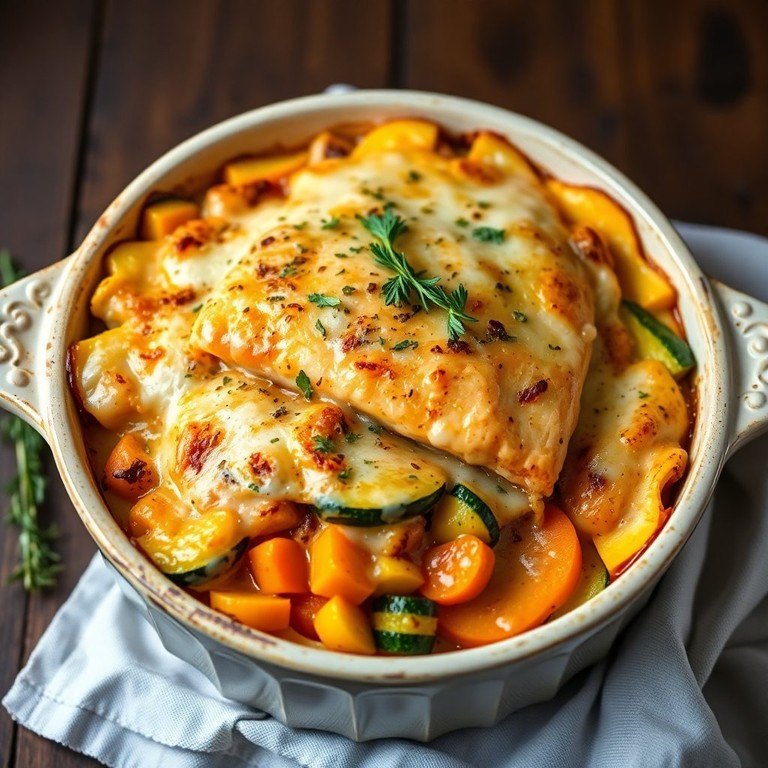 Gratin de Butternut et Saumon au Four