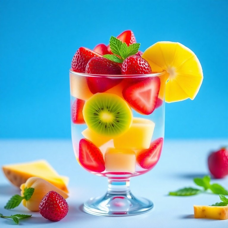 Gelatina de Whey com Frutas
