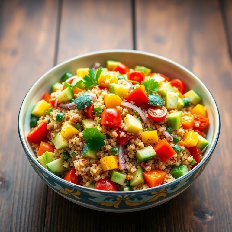 Ensalada Fresca de Quinoa y Verduras