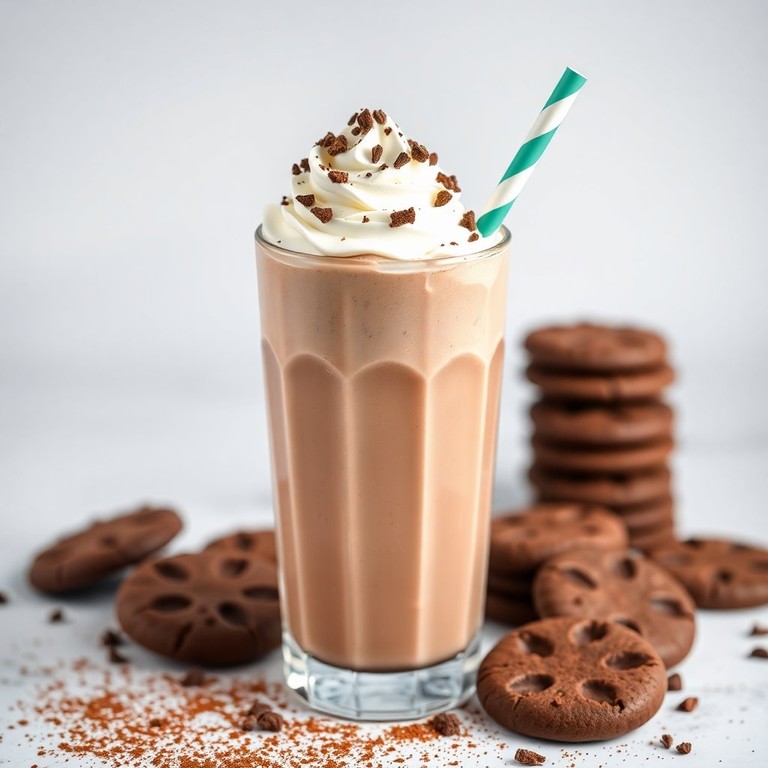 Milkshake de Nescau com Bolacha de Chocolate