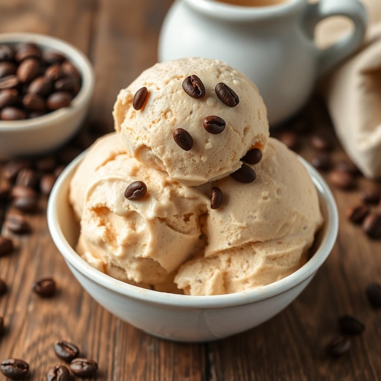 Sorvete de Café Doce com Toque de Manteiga
