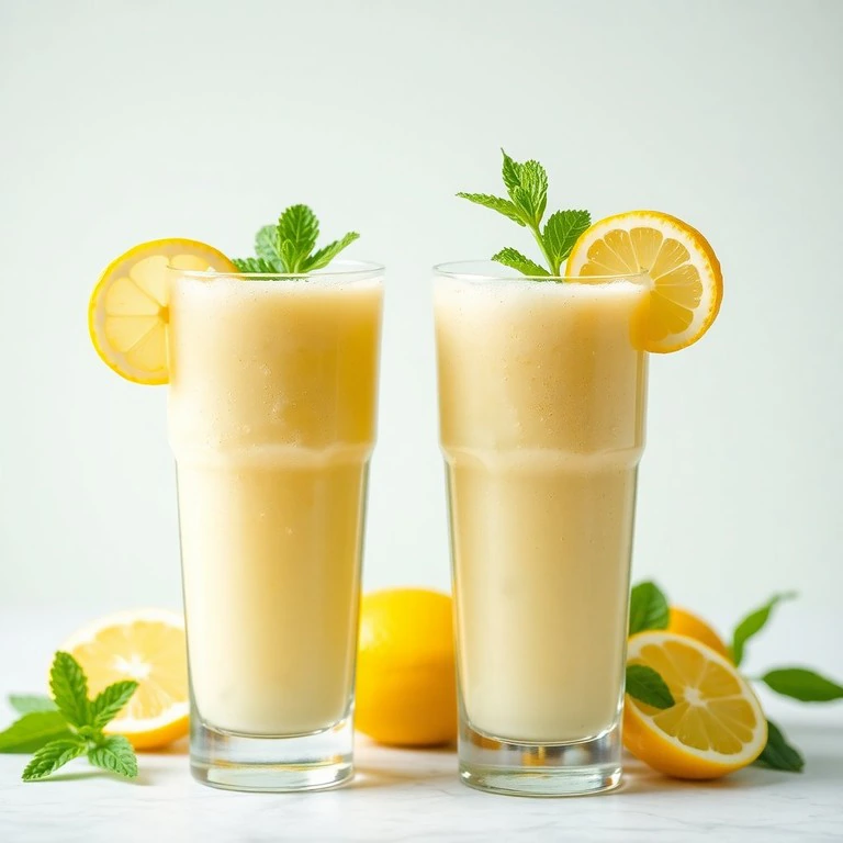 Batido de Limón Refrescante con Menta - Mr. Cook