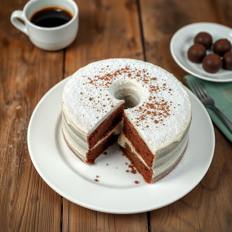 Bolo de Cacau com Leite em Pó