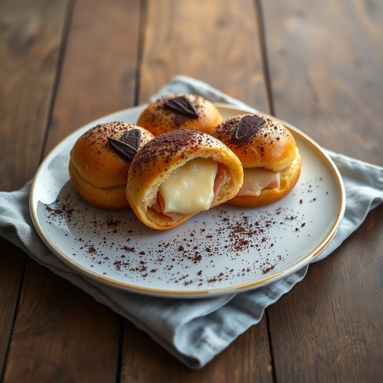 Pão Doce de Leite em Pó com Recheio de Presunto