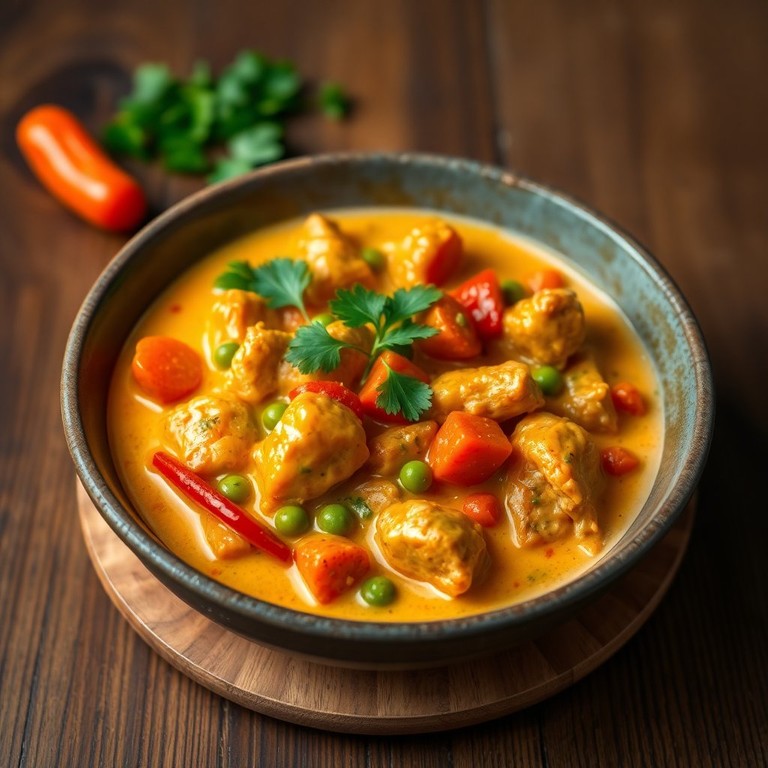 Curry de Pollo Aroy-D con Leche de Coco