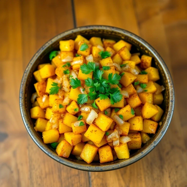 Spicy Turmeric Potato Hash - Mr. Cook