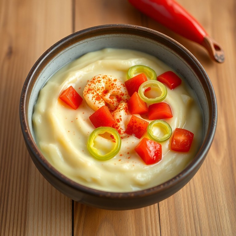 Romige Aardappel-Bloemkoolpuree met Paprika