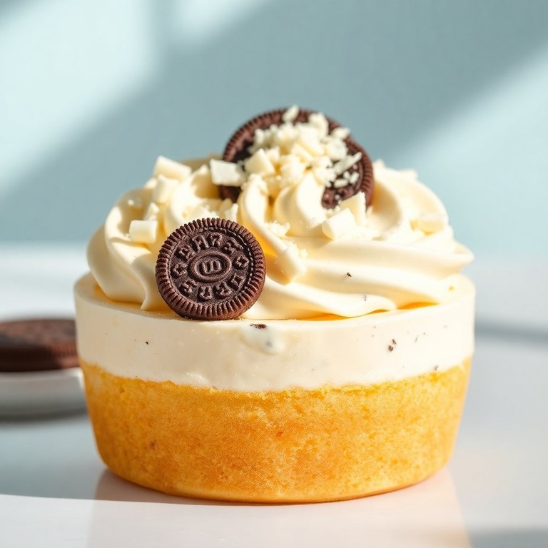 Torta Gelada de Creme de Leite e Oreo