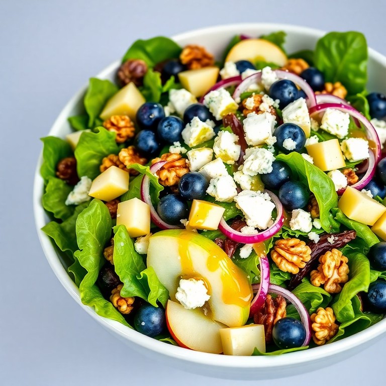 Ensalada de Alcaucil y Arándanos con Vinagreta de Albahaca