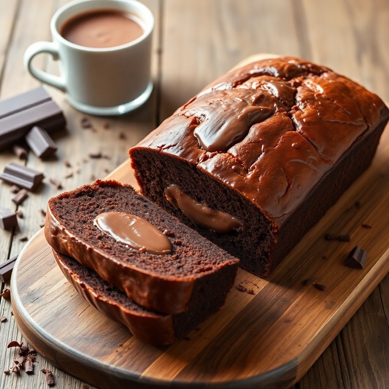 Chocoladebrood met een Romige Chocoladevulling