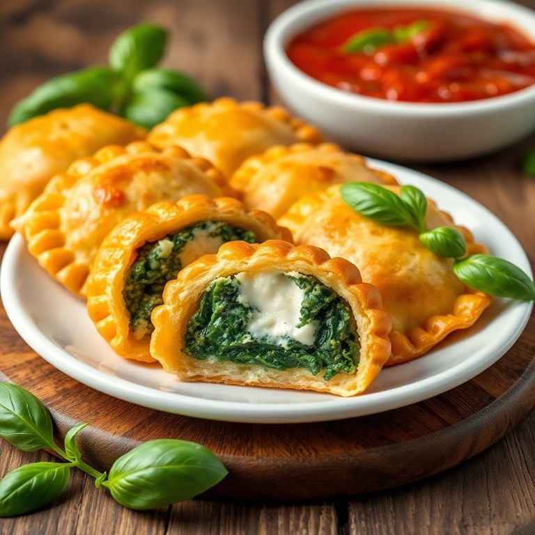 Panzerotti de Espinacas y Ricotta