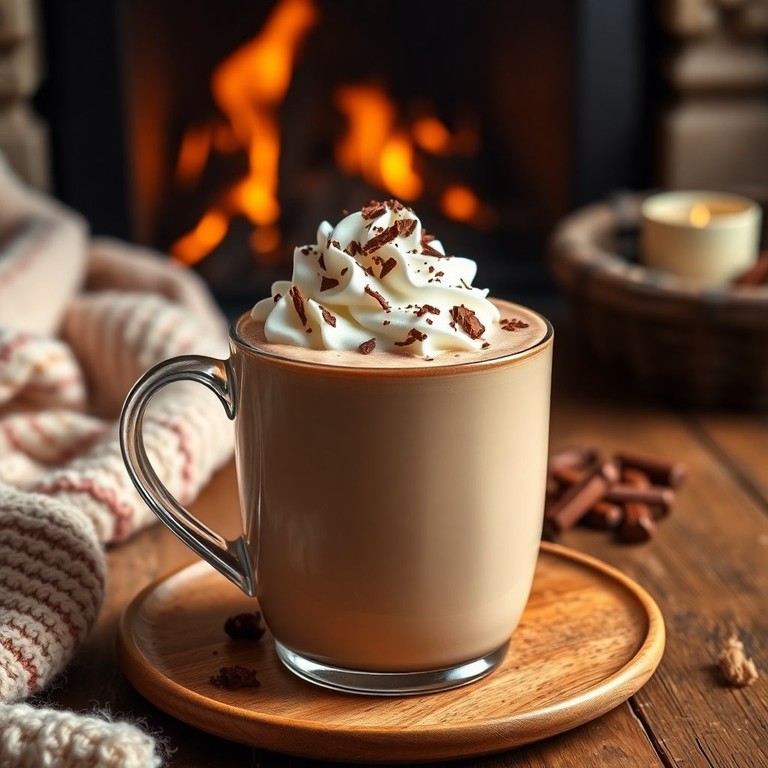 Chocolate Quente Cremoso com Toque de Baunilha