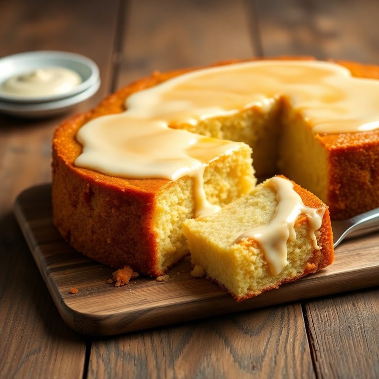 Bolo de Mandioca Cremoso com Leite Condensado