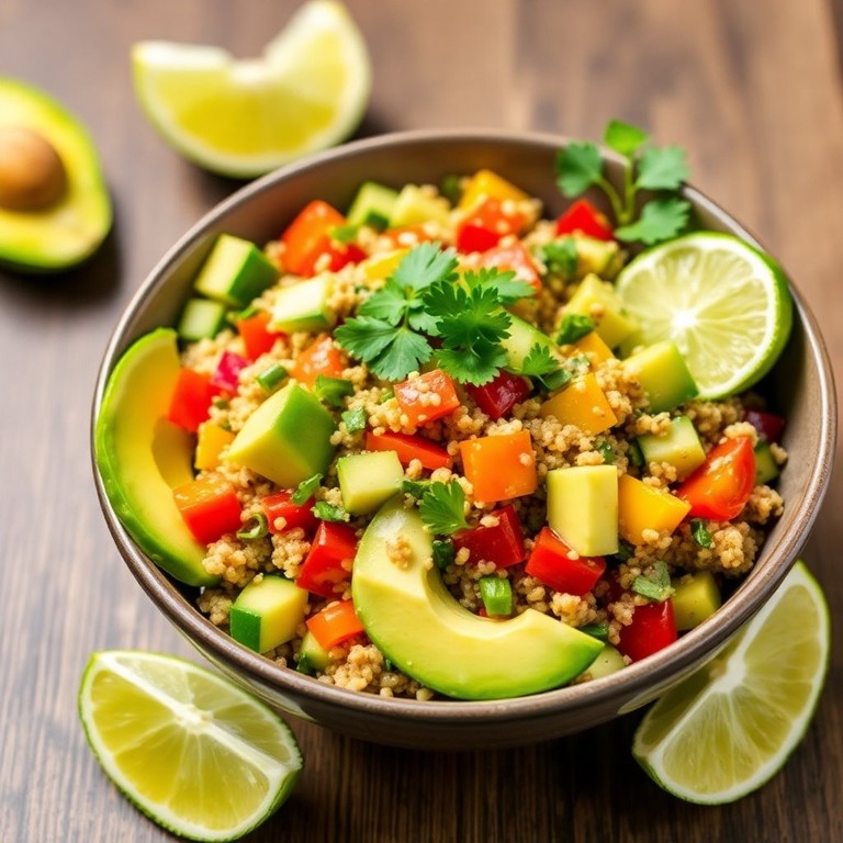 Limoen Avocado Salade met Quinoa