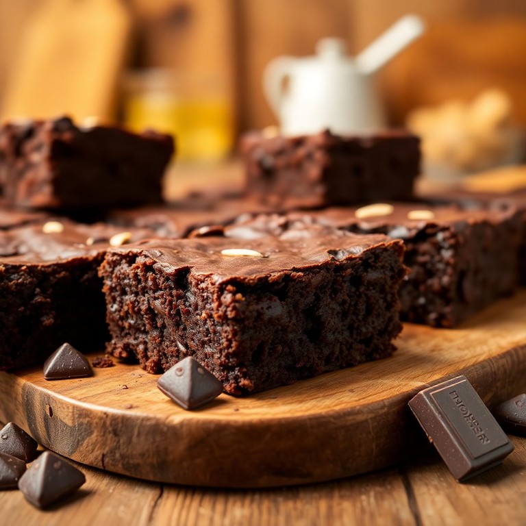 Schokoladige Mandelprotein-Brownies