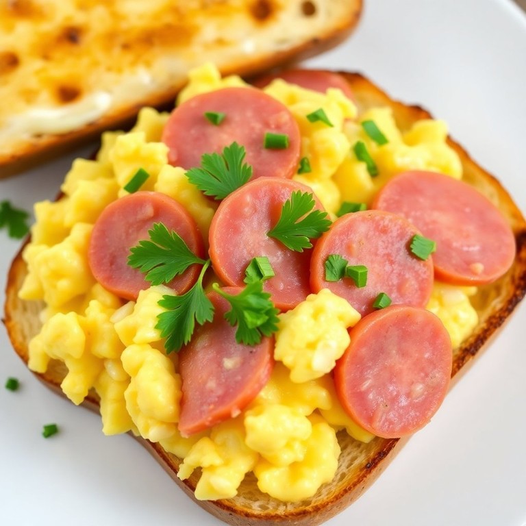 Protein-Packed Egg and Salami Breakfast Scramble