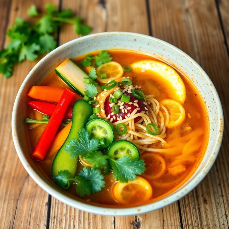 Spicy Sesame Vegetable Ramen