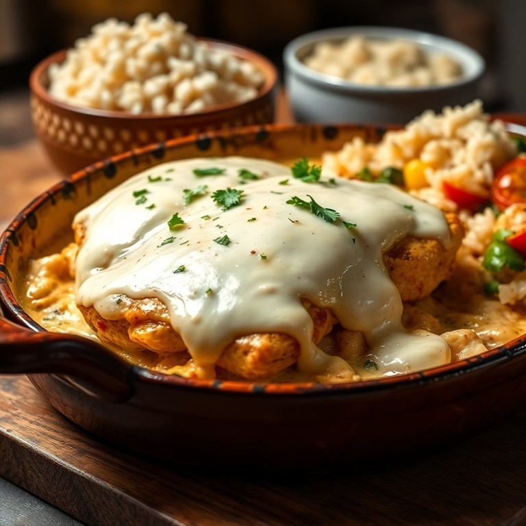 Frango Cremoso com Queijo Mussarela