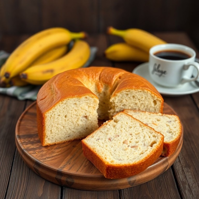 Bolo de Banana Fofinho com Farinha de Trigo