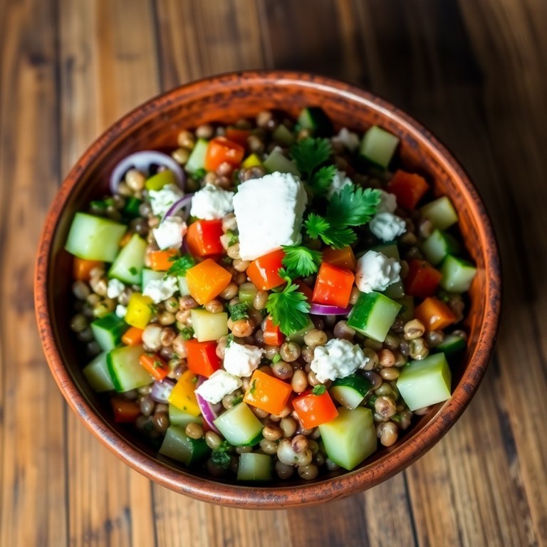Linsensalat mit Feta und Gurke – Nährstoffreiche Erfrischung