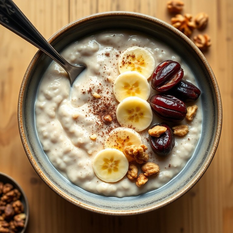 Porridge Crémeux aux Noix et Chocolat