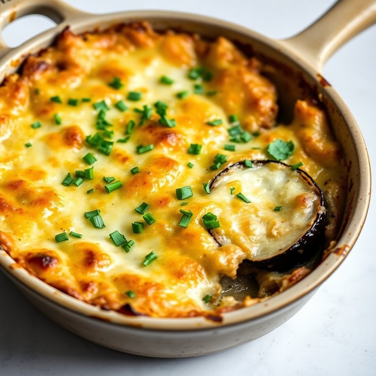 Gratin de Poireaux et Aubergines Savoureux