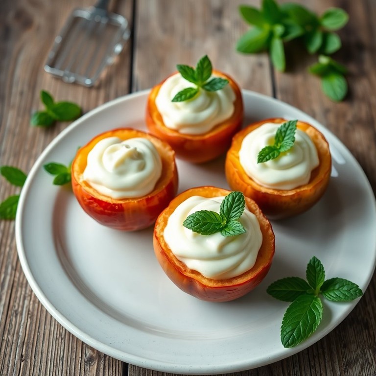 Delicia de Manzana con Relleno de Chocolate Blanco