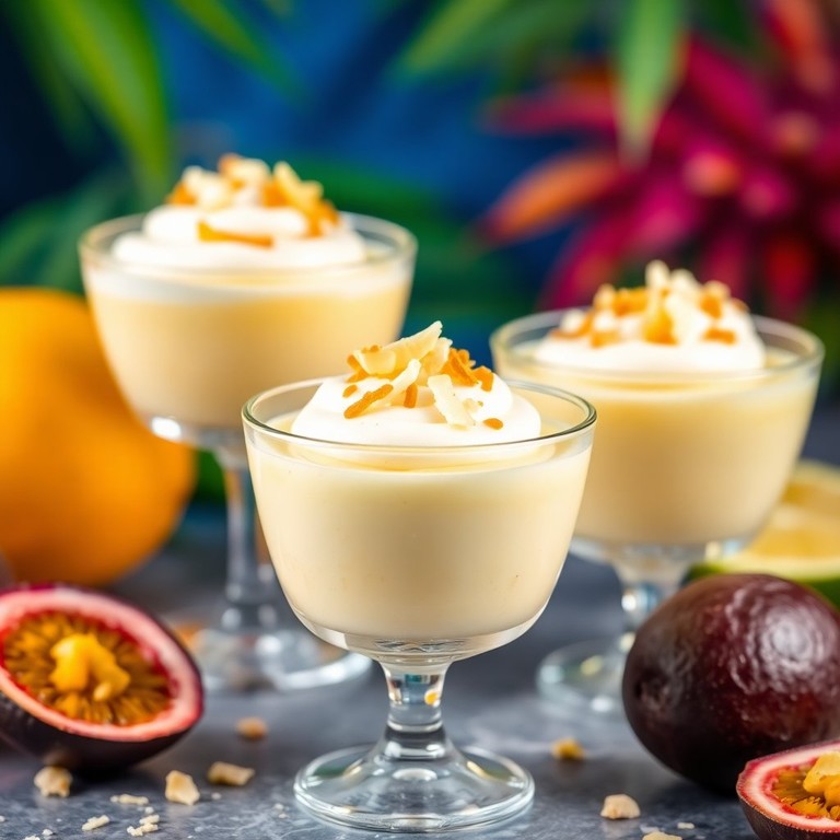 Espuma de Limón sobre Mousse de Maracuyá