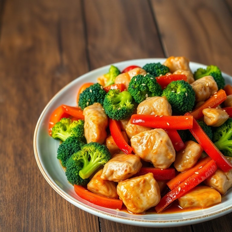 Savory Chicken and Broccoli Oven Stir Fry