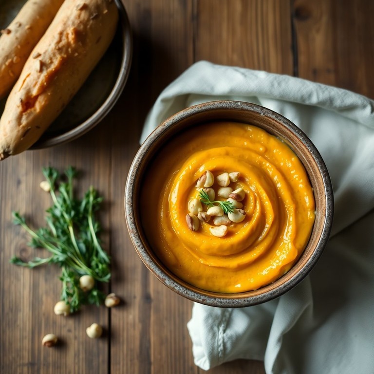 Purée de Patate Douce et Céleri à la Noisette