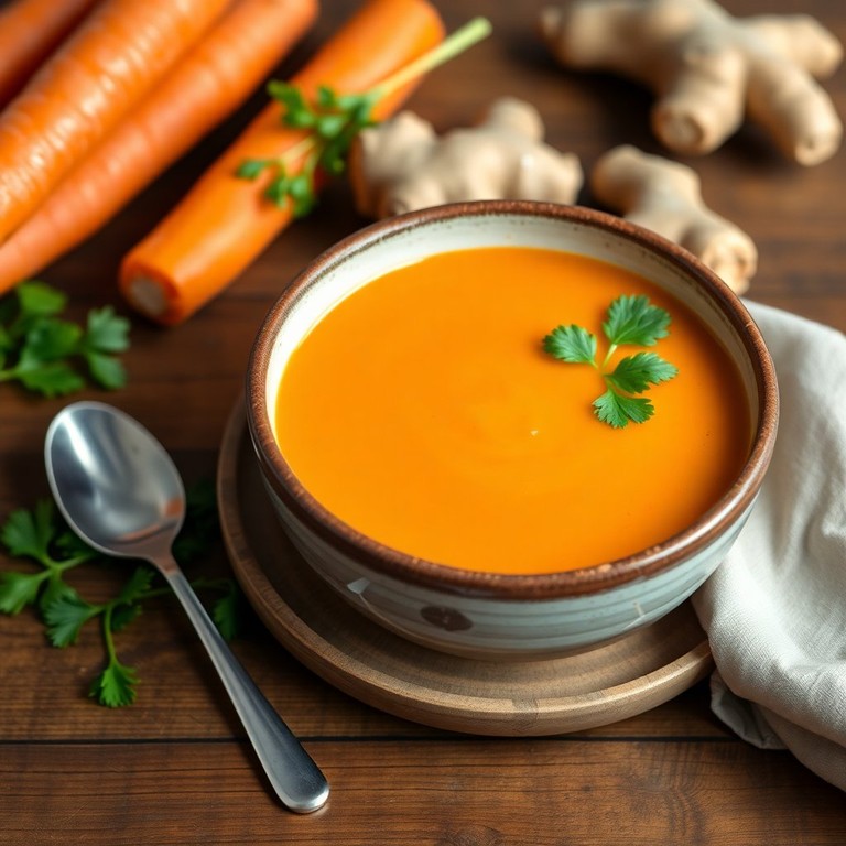Savory Carrot and Ginger Soup