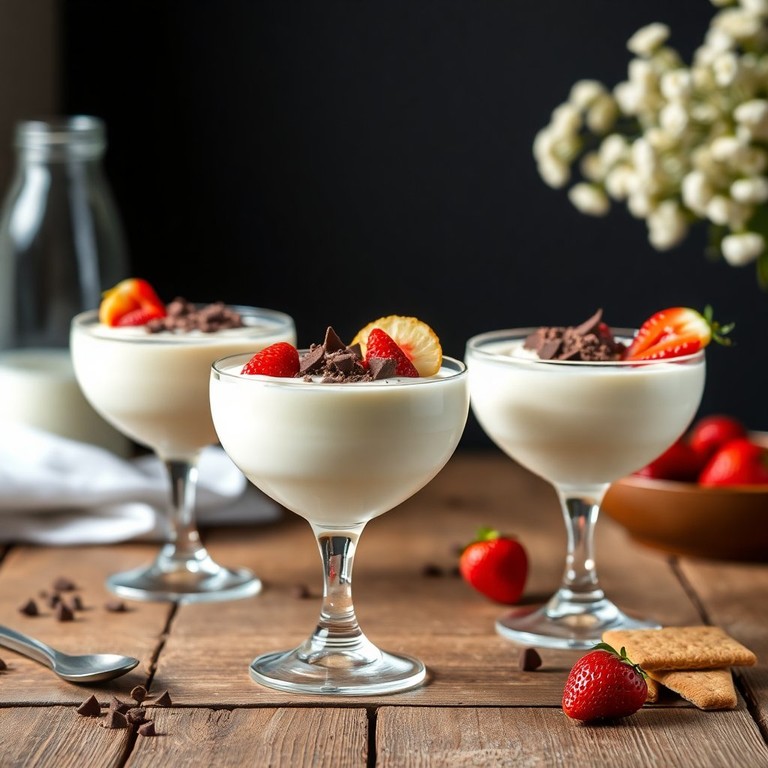 Mousse de Leite em Pó com Toque de Açúcar