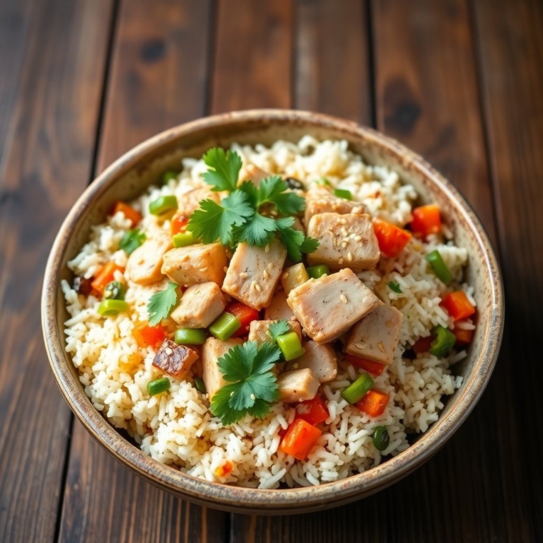 Riz Savoureux aux Légumes et Thon