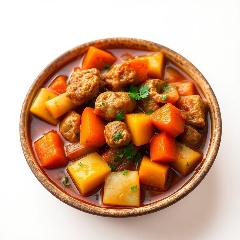 Estofado de Carne de Chancho con Verduras