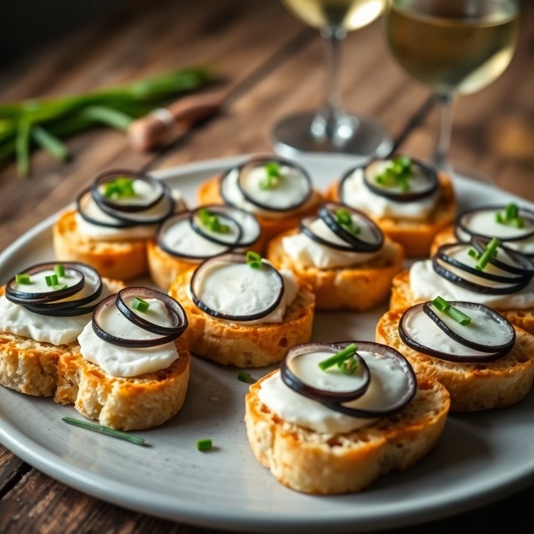 Tartines de Radis Noir au Fromage de Chèvre