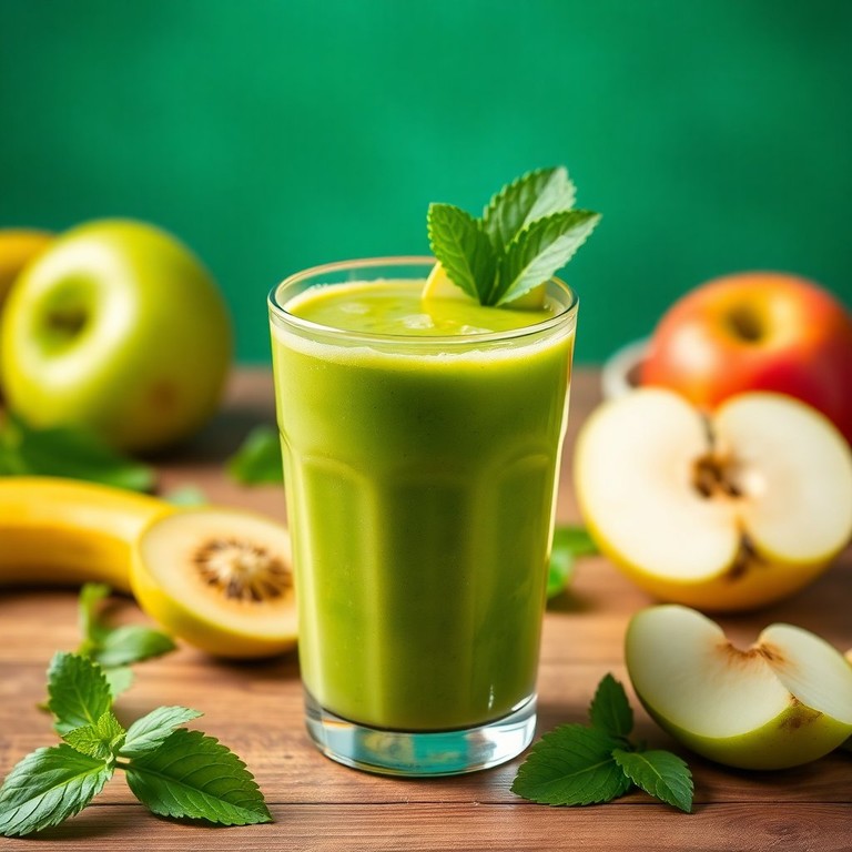 Elixir de Salud: Batido de Bretaña y Manzana Verde