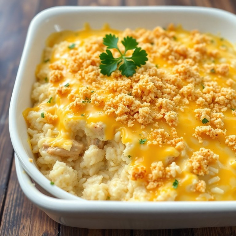 Creamy Chicken and Rice Casserole Delight
