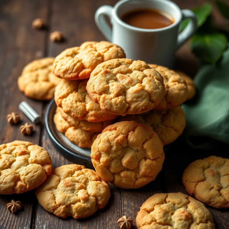 Biscoitos Crocantes de Margarina e Açúcar