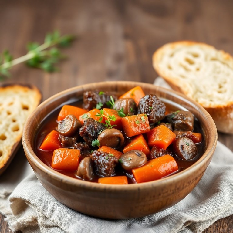 Boeuf Bourguignon Express à la Mijoteuse