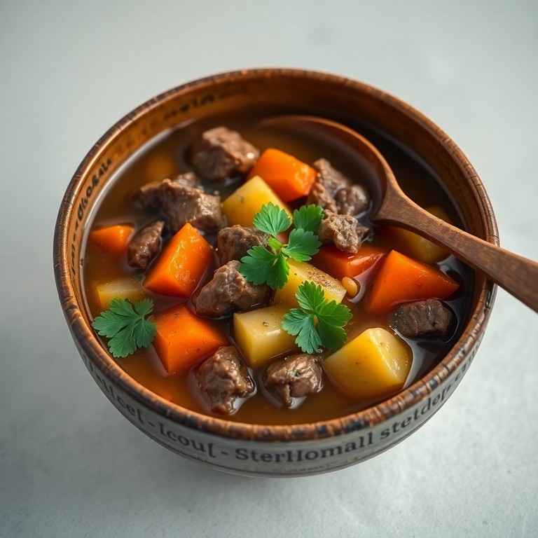 Sopa de Carne de Boi à Moda da Vovó