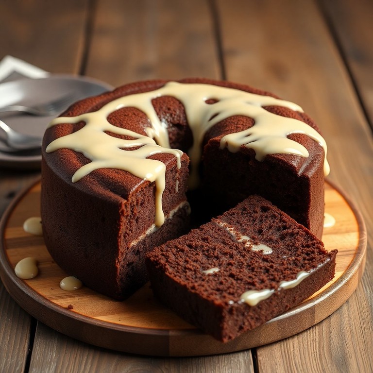 Bolo de Cacau com Leite Condensado e Farinha de Aveia